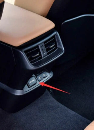 Back Row Air Outlet Vent Cover For Lexus ES250 300h 350 2019-2023 Silver Steel