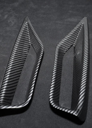 2P Carbon Fiber Style Front Fog Light Lamp Cover Trim For Lexus RX350 450h 20-22