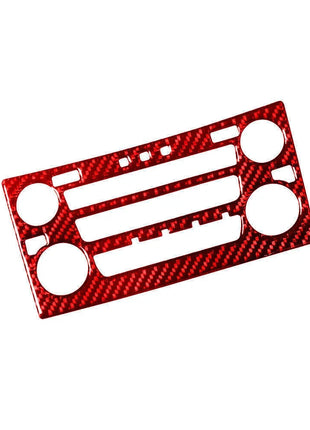 Red For Lexus RX300 1998-2003 Carbon Fiber Center Console AC Switch Panel Trim