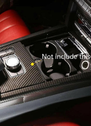 Carbon Fiber Gear Shift Side Trim Cover For Mercedes Benz E Class W212 2010-2015