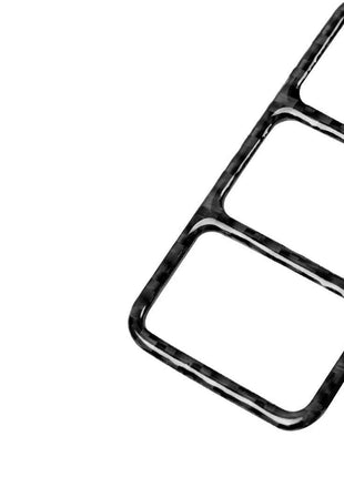 Carbon Fiber Center Control Heating Button Frame Cover Trim For Nissan 370z
