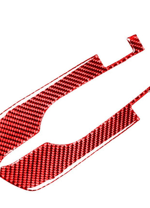 Red Carbon Fiber Speedmeter Instrument Cover Trim For Nissan GT-R R35 2008-2016