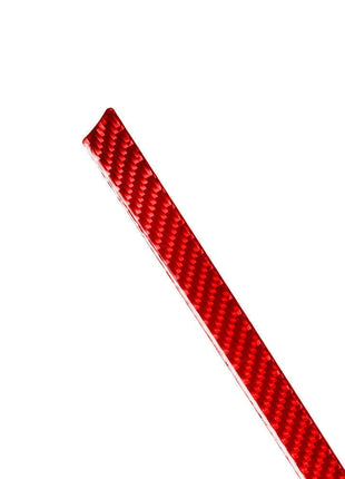 Red Carbon Fiber Front Door Panel Strips Cover Trim For Nissan Altima 2019-2022