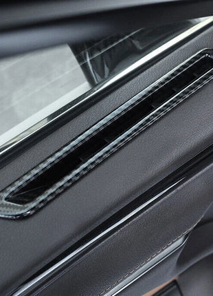Door Upper Air Outlet Vent Trim For Lexus ES250 300h 350 2019-2023 Carbon Fiber