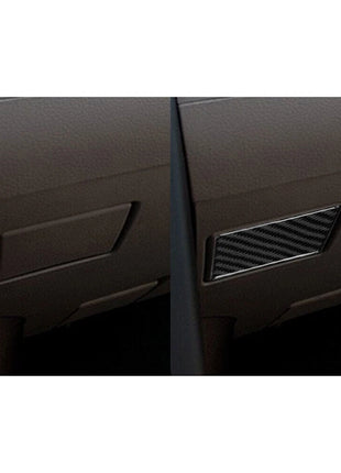 Carbon Fiber Copilot Storage Box Locker Cover Trim For Nissan 350z 2003-2005