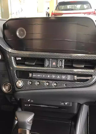 Middle Console Air Outlet Vent Trim For Lexus ES250 300h 350 23-24 Carbon Fibre