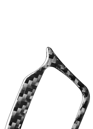 2X Carbon Fiber Steering Wheel Button Cover Trim For Lexus GS350/450h 2006-2011