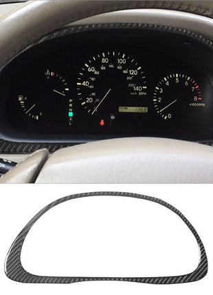 Carbon Fiber Interior Speedometer Cover Trim For Lexus RX300 1998-2003 Type A