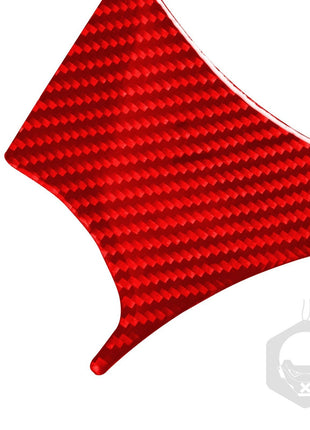 10Pcs For BMW Z4 E85 03-08 Red Carbon Fiber Center Console Dashboard Panel Cover