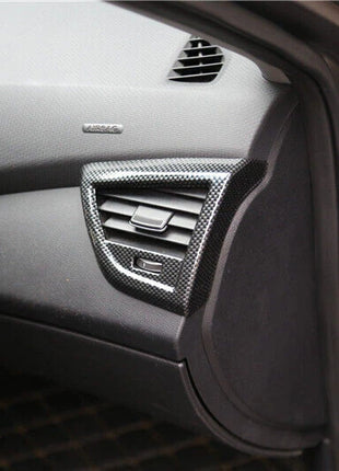 For Hyundai Veloster 11-16 Carbon Fiber Inner L&r Ac Air Outlet Vent Cover Trim