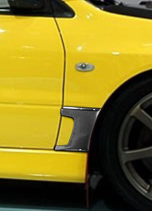 Carbon Fiber Side Fender Vent Cover For Mitsubishi Lancer Evolution EVO 7/8/9th