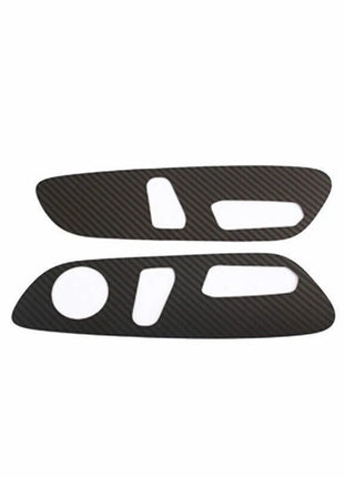 Seat Button Handle Panel Cover For Lexus UX200 250h 2019-2023 Steel Carbon Fiber
