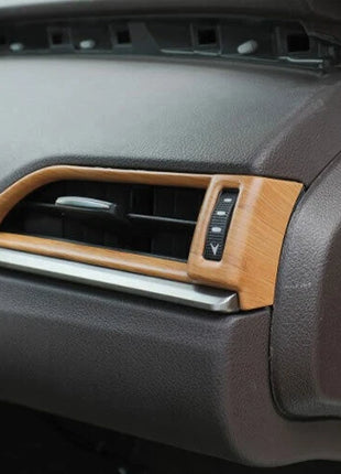 Left And Right Air Outlet Vent Trim For Lexus ES250 300h 350 2019-2023 Dark Wood