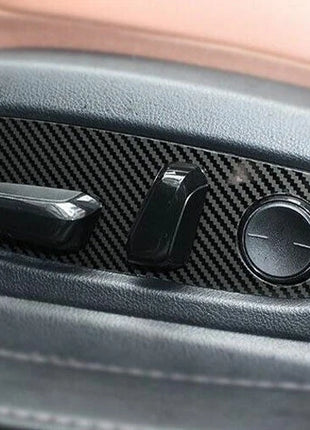 Seat Button Handle Panel Cover For Lexus UX200 250h 2019-2023 Steel Carbon Fiber