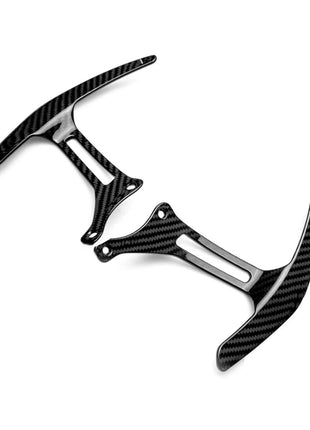 2pcs Real Carbon Fiber Steering Wheel Paddle Shifter Extension for Ferrari F8