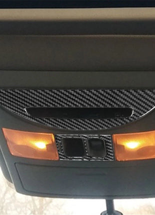 Reading Light Control Panel Trim Cover Carbon Fiber For Nissan Quest 2004-2006