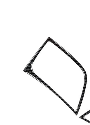 Carbon Fiber Dashboard Vent Outlet Outer Frame Trim For Nissan Sentra 2013-2019