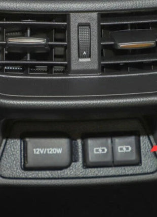 Back Row Air Outlet Vent Cover For Lexus ES250 300h 350 2019-2023 Silver Steel