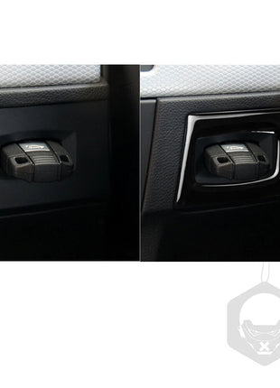 Black Car Key Hole Ignition Switch Button Trim For Bmw 3 Series E90/92 05-12 Rhd