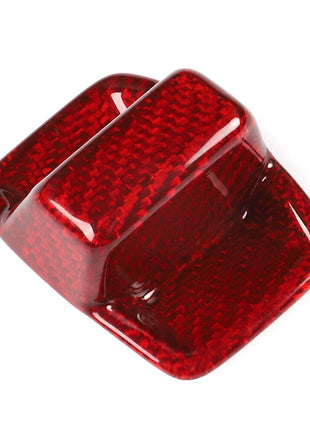 For AUDI A3 S3 RS3 2022-2024 Red Real Carbon Fiber Gear Lever Shift Knob Cover