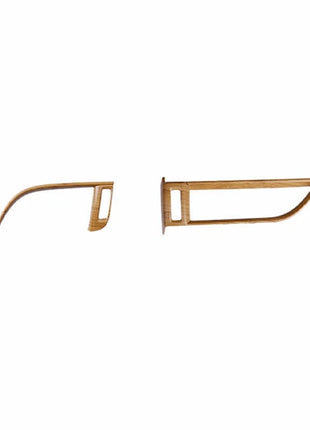 Left And Right Air Outlet Vent Trim For Lexus ES250 300h 350 2019-2023 Dark Wood