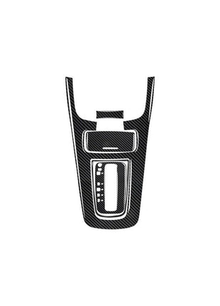 Carbon Fiber Interior Gear Shifter Panel Cover Trim For Nissan Sentra 2013-2019