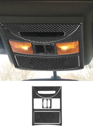 4Pcs Car Ceiling Light Trim Cover Type A Carbon Fiber For Nissan Quest 2004-2006