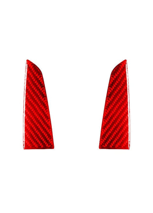 4X Red Carbon Fiber Door Pull Inner Panel Cover Trim For Nissan Altima 2019-2022