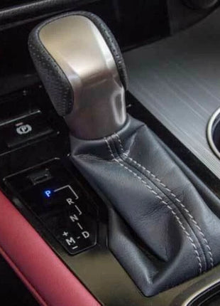Gear Shift Knob Shifter Lever For Lexus RX350 450h 2016-2019 Khaki&Black Leather