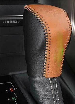 Gear Shift Knob Shifter Lever For Lexus RX350 450h 2016-2019 Khaki&Black Leather