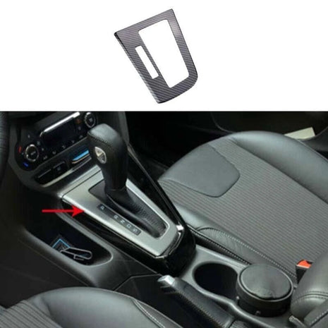 ABS carbon fiber console gear frame trim shift For Ford Focus ST RS 2012-2014