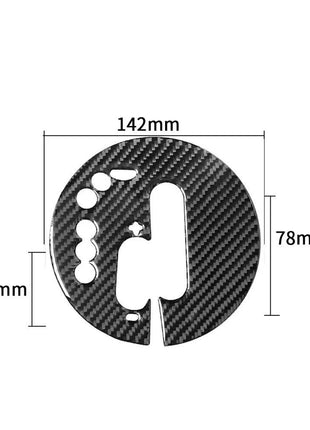 Carbon Fiber Interior Transmission Panel Cover Trim For 2009-2020 Nissan 370z