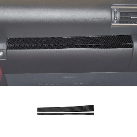 Carbon Fiber Passenger Dash Panel Cover Trim For Lexus RC300 350 200T 2015-2020