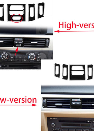 black Air Conditioner Outlet Vent Cover For Bmw 3 Series E90 E92 E93 2005-2012
