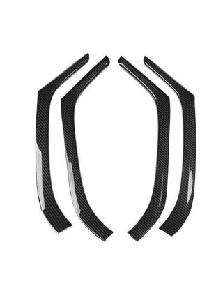For Lexus RX350 450h 2016-20 ABS Carbon Fiber Inner Door Handle Strip Cover Trim