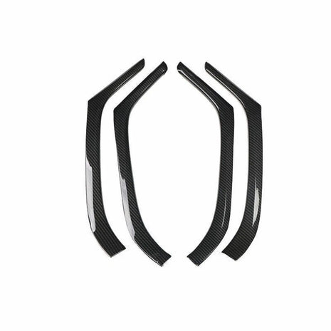 For Lexus RX350 450h 2016-20 ABS Carbon Fiber Inner Door Handle Strip Cover Trim