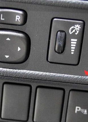 Interior Rearview Adjust Mirror Trim For Lexus CT200h 2011-13 Real Carbon Fiber