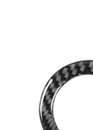 Left-right Air Vents Circle Trim Cover Carbon Fiber For Nissan Quest 2004-2006
