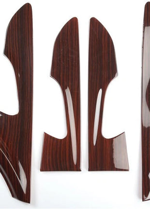 Fit For Buick Encore 2016-2018 Wood Grain Inner Door Handle Frame Cover Trim 4*