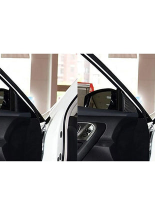 2x Carbon Fiber Front Door Triangle Cover Trim For Nissan Altima 2013-2015 Typeb