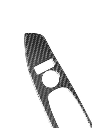 Carbon Fiber Front Door Window Control Panel Cover For Nissan Altima 2019-2022