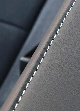 Black PU Leather Central Console Armrest Box Cover For Lexus NX 350 350h 2022-23