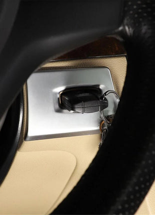 Silver Abs Key Hole Ignition Switch Cover For Bmw 3 Series E90 E92 E93 2005-2012