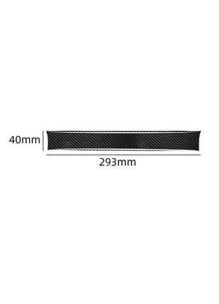 Carbon Fiber Center Console Middle Cover Trim Strip For Nissan Sentra 2013-2019
