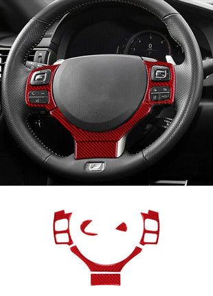 Red Carbon Fiber Interior Full Set Cover Trim For Lexus RC300 350 200T 2015-2020