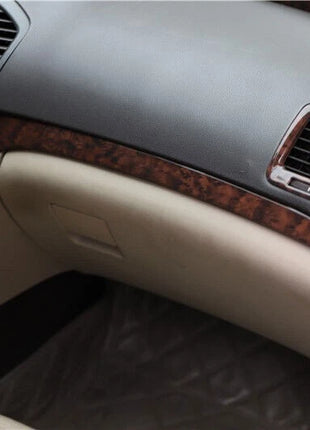 Fit For Buick Regal 2009-2013 Peach Wood Console Side Outlet Vent Covers Trim 2*