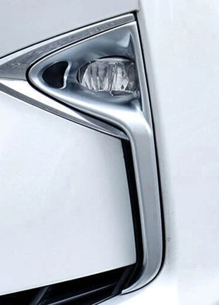 ABS Chrome Exterior Front Fog Light Lamp Strip Trim For Lexus RX350 450h 2016-19