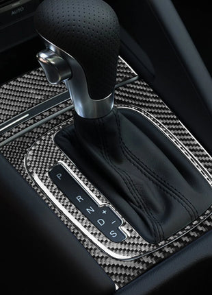 3pcs Real Carbon Fiber Automatic Gear Shift Panel Cover For Audi A3 S3 8p 06-07