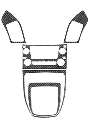 5Pcs Carbon Fiber Interior Central Console Cover Trim For Lexus RX300 Type A