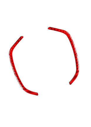 Red Carbon Fiber Speedometer Outer Frame Cover Trim For Nissan Altima 2019-2022